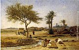 An Arab Village by Frederick Arthur Bridgman